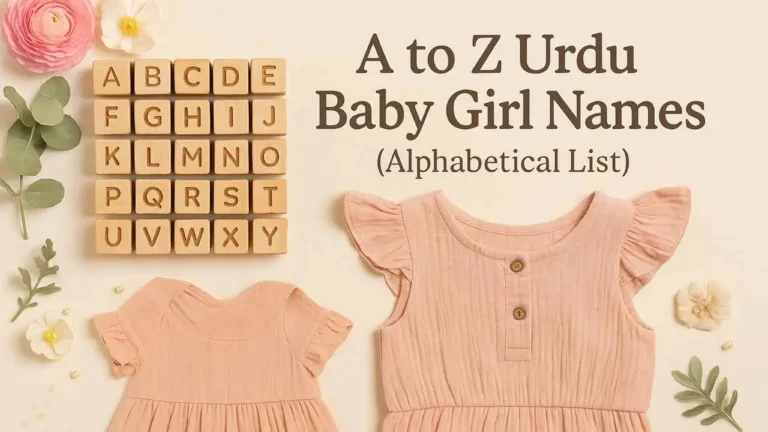 A to Z Urdu Baby Girl Names