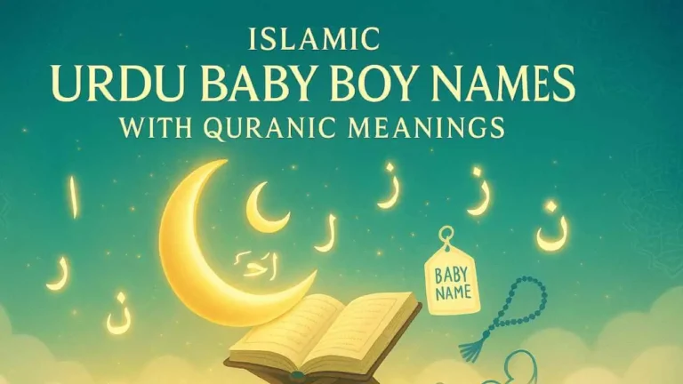 Islamic Urdu Baby Boy Names
