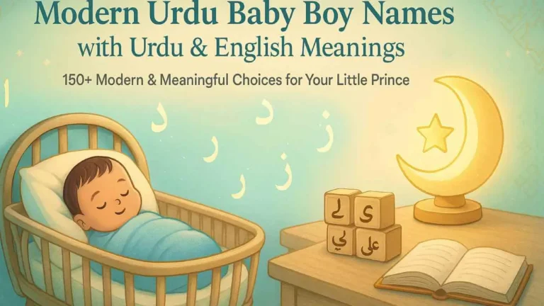 Modern Urdu Baby Boy Names