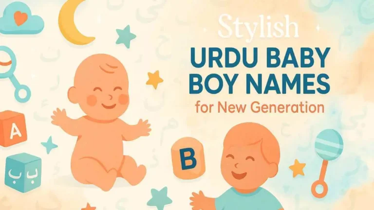 Stylish Urdu Baby Boy Names