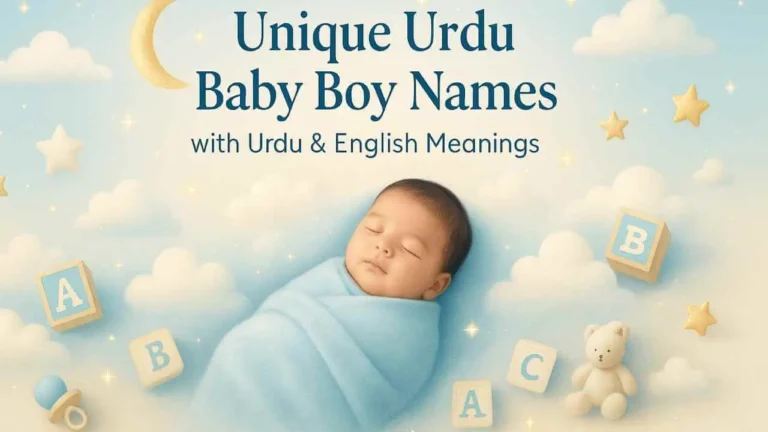 Unique Urdu Baby Boy Names