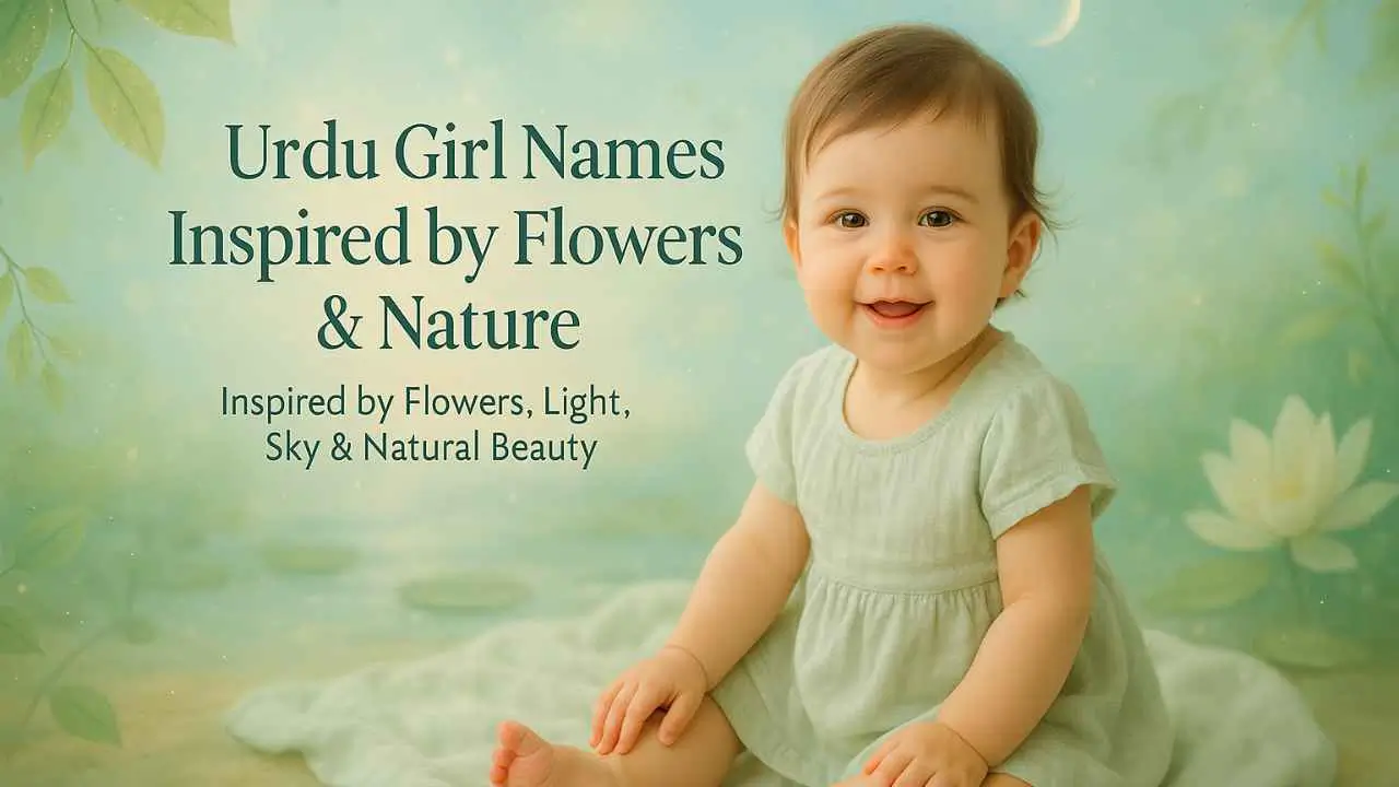 Urdu Girl Names Inspired by Flowers & Nature