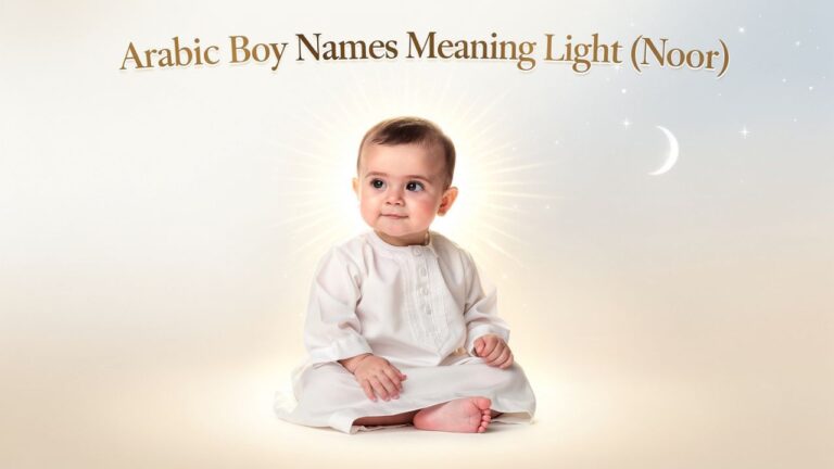 Arabic Boy Names Meaning Light or Noor