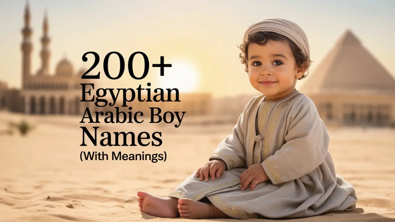 Egyptian Arabic Boy Names