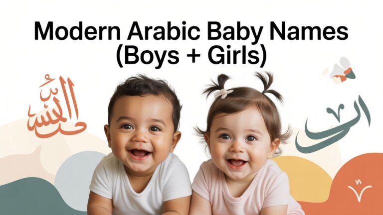 Modern Arabic Baby Names (Boys + Girls)