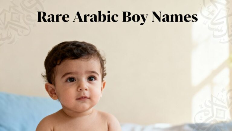Rare Arabic Boy Names