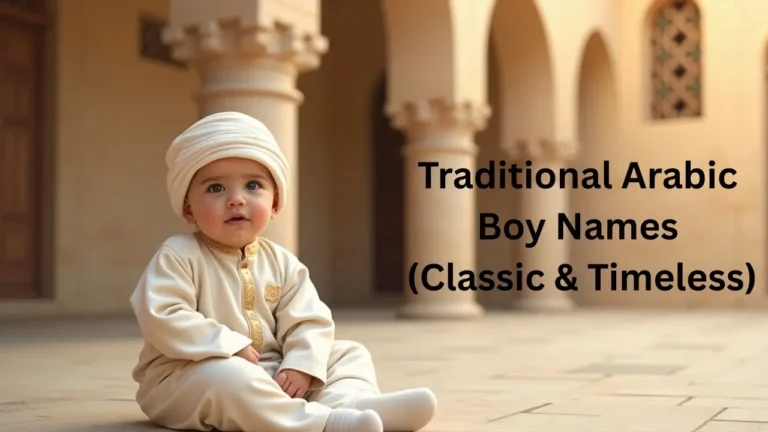Traditional Arabic Boy Names